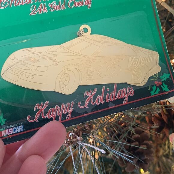 NWT vintage nascar Ford racing Christmas ornament #6 Valvoline Mark Martin 1998 - Picture 3 of 5
